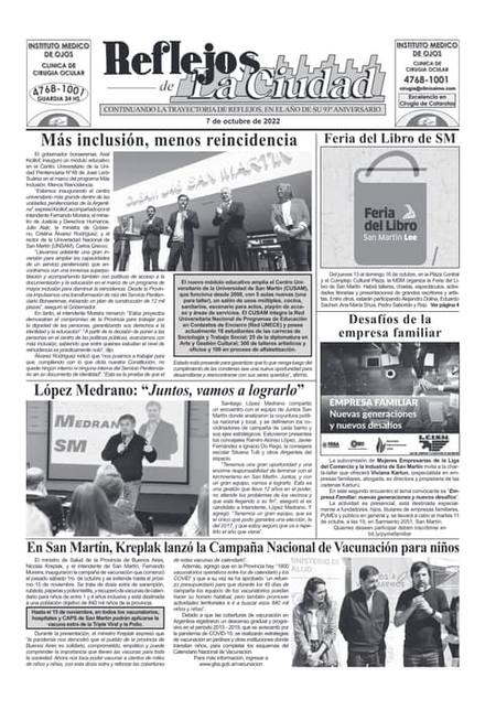 Portada de la edición del 7 de octubre 2022