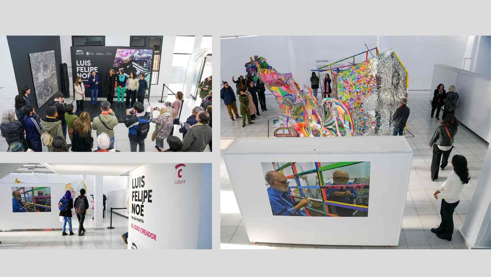 La cultura también es encuentro - San Martín inauguró una gran muestra de Yuyo Noé