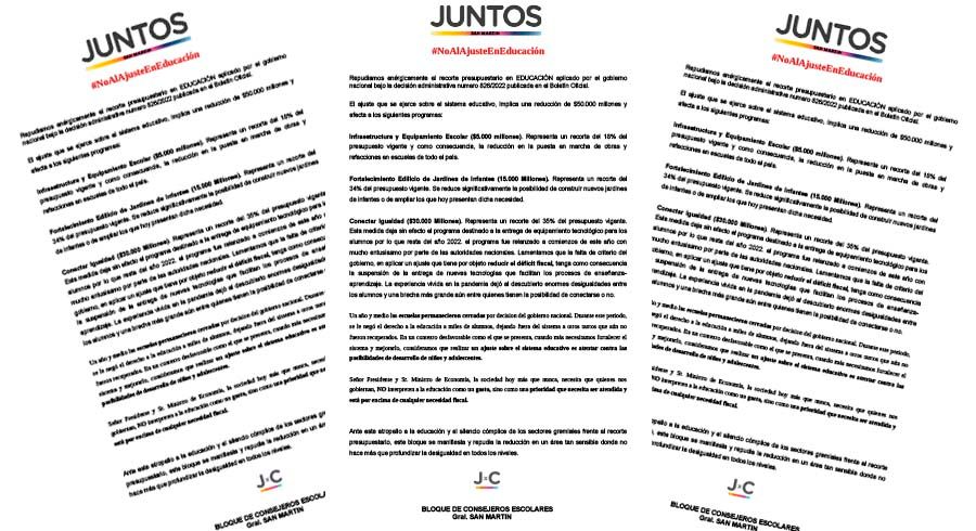 #NoAlAjusteEnEducación