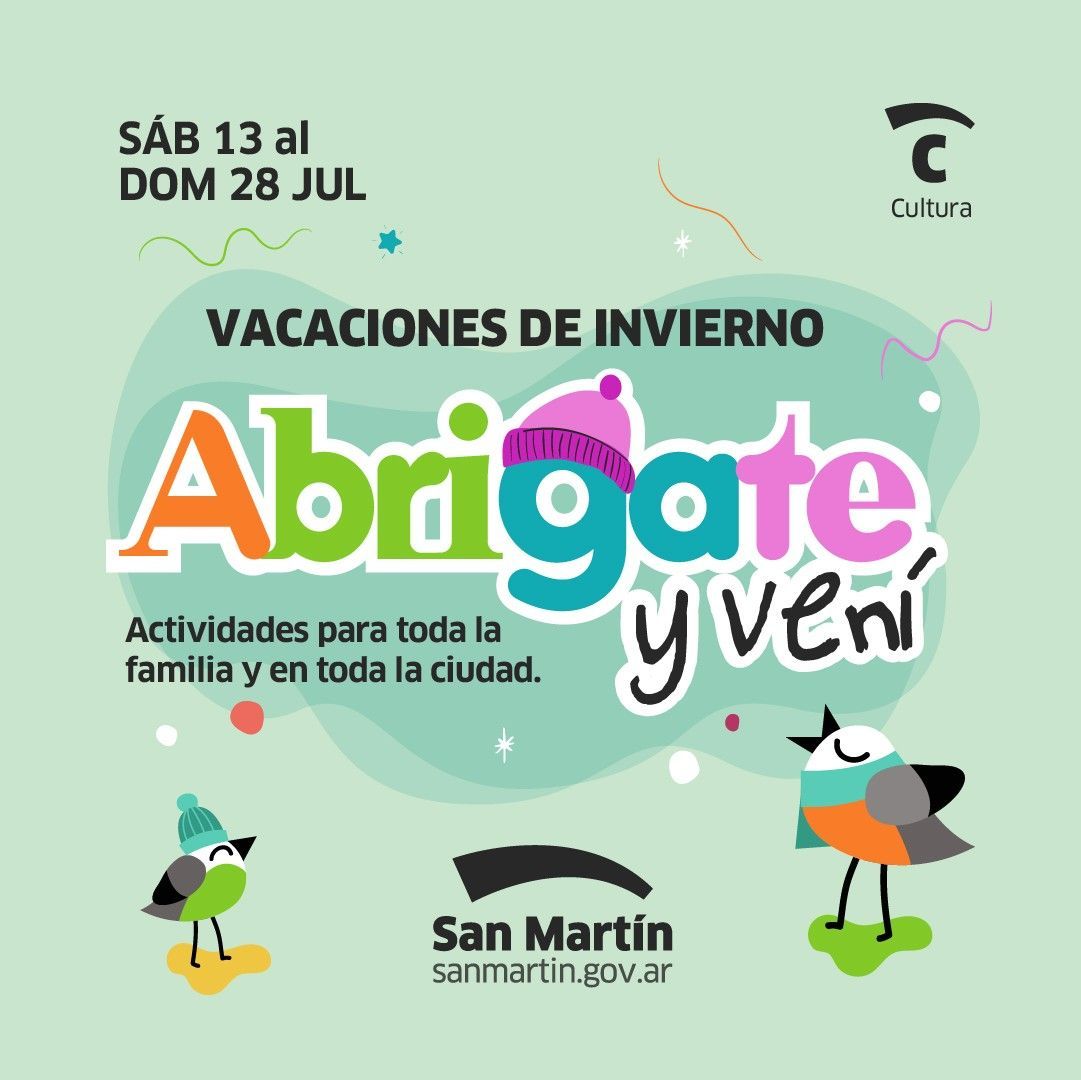 Vacaciones en San Martín: “Abrigate y vení”