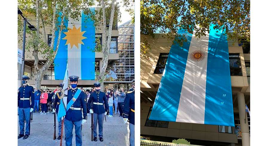 Repudio de la oposición a la bandera que flameó en San Martín el 2 de abril