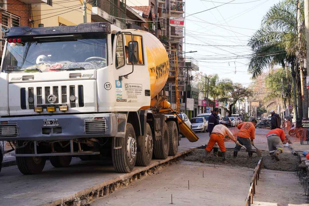 En San Martín hay obra pública