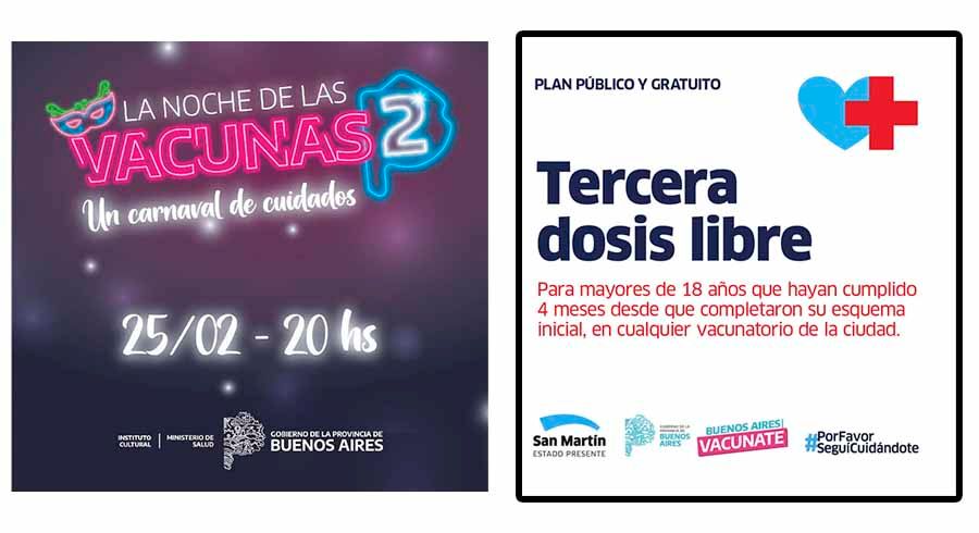 Las vacunas se suman al carnaval