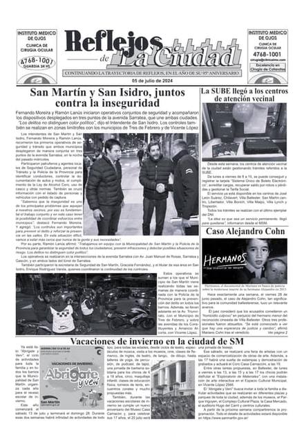 Portada de la edición del 5 de julio 2024