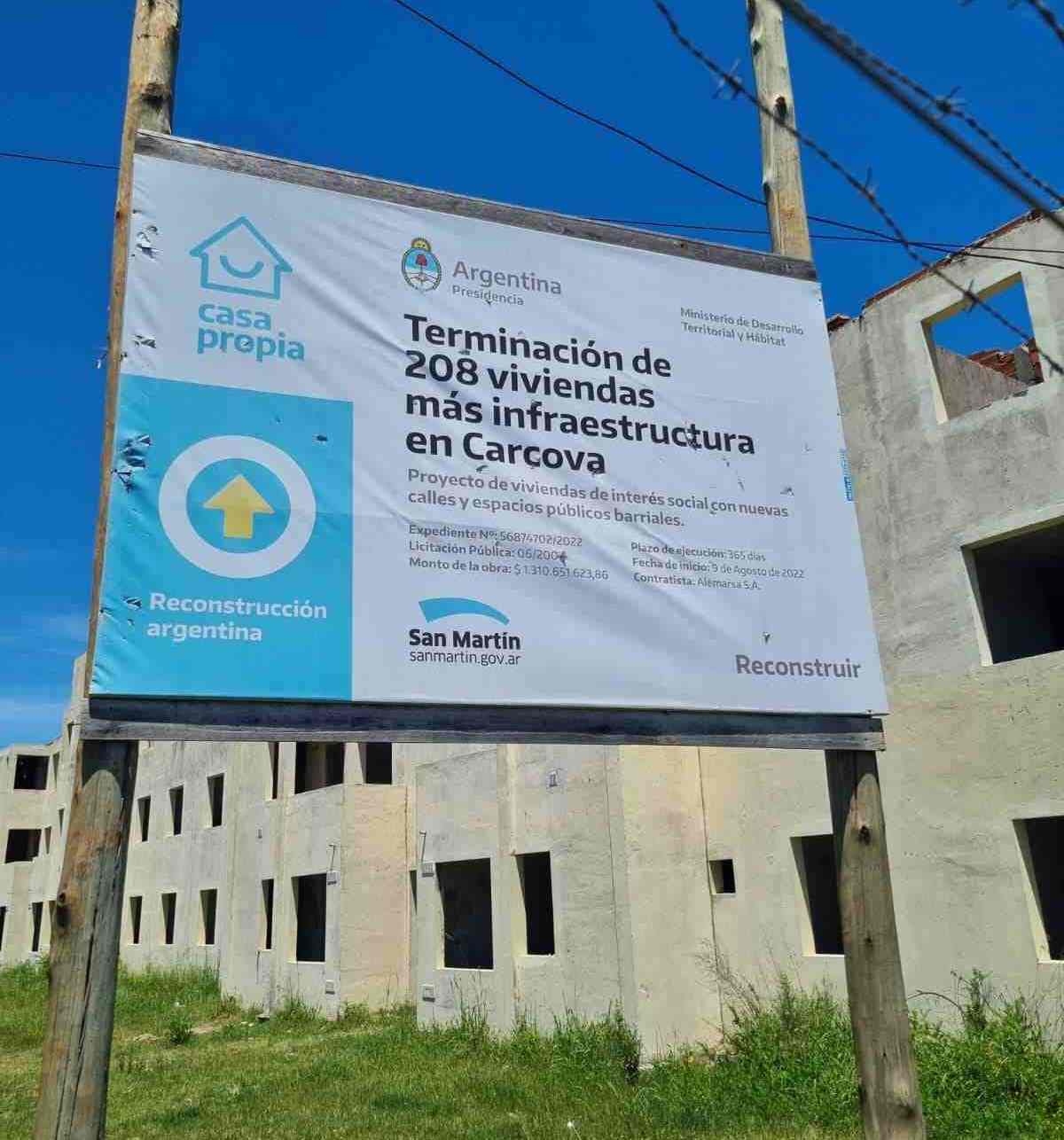 Echevarrieta solicitó informes sobre una obra paralizada