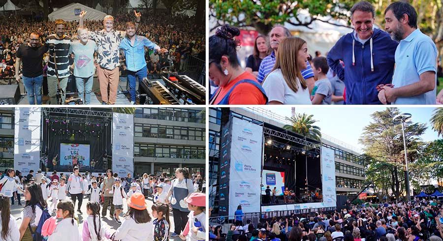 Miles de vecinos visitaron la segunda edición de la Feria del Libro de San Martín