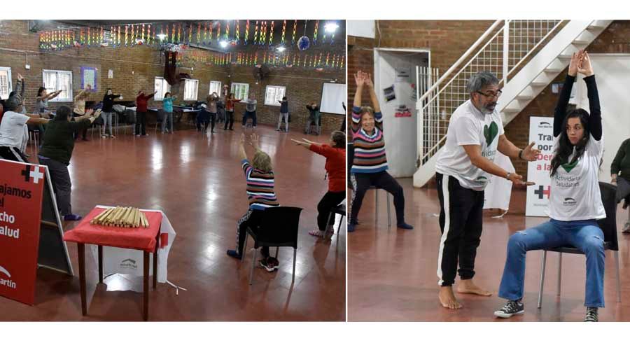 Actividades saludables en espacios públicos