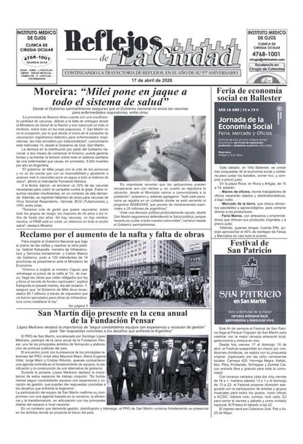 Portada de la edición del 17 de abril de 2026