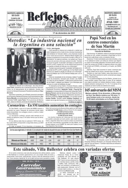 Portada de la edición del 17 de diciembre 2021