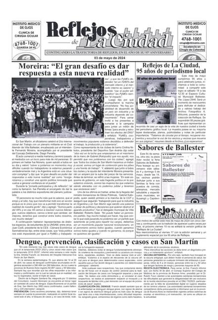Portada de la edición del 3 de mayo 2024