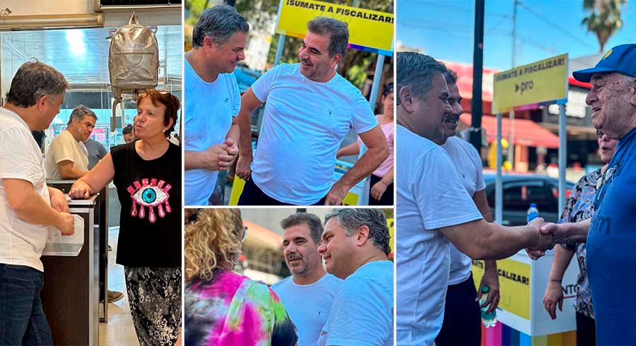 Santiago López Medrano y Cristian Ritondo recorrieron Ballester
