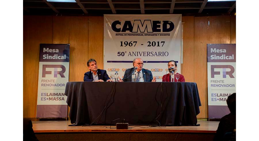 De Mendiguren en San Martín junto a Eslaiman y Moreira