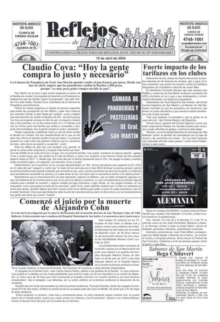 Portada de la edición del 19 de abril 2024