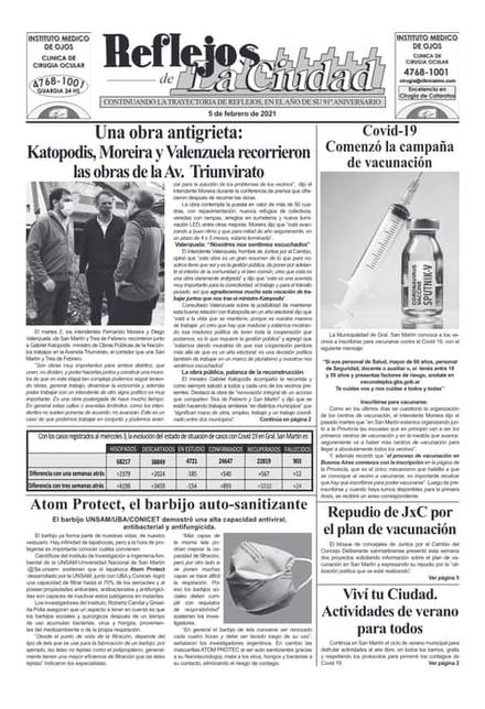 Portada de la edición del 5 de febrero 2021