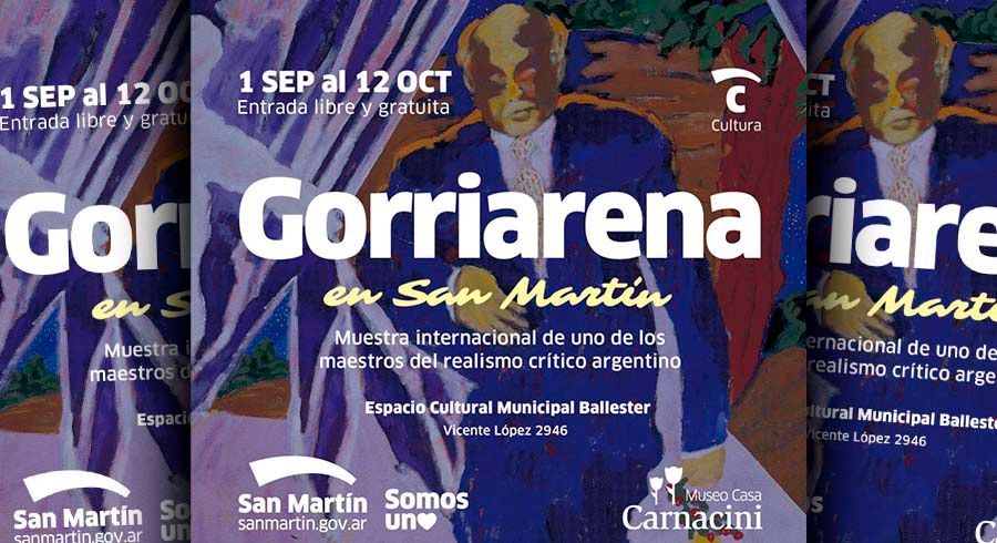 San Martín presenta una gran muestra internacional de Carlos Gorriarena