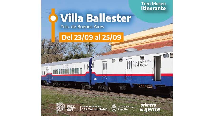 El Tren Museo llega a Ballester