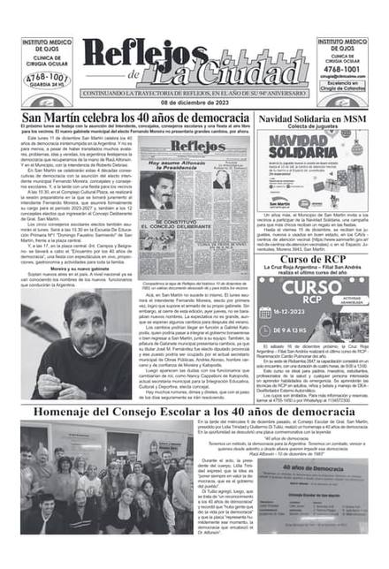 Portada de la edición del 8 de diciembre 2023