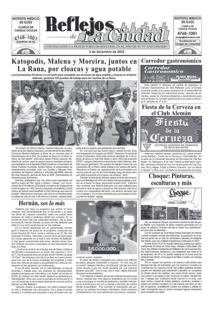 Portada de la edición del 2 de diciembre 2022