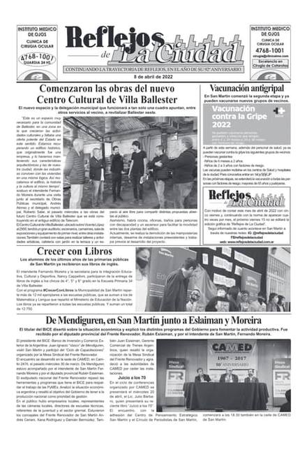 Portada de la edición del 8 de abril 2022