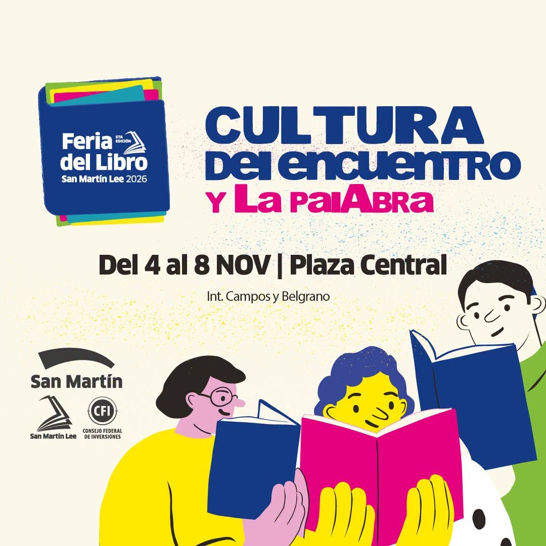Se viene la 5ta. Feria del Libro de San Martín