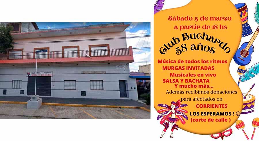 El club Unión Buchardo celebra sus 58 años