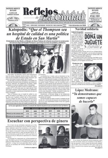 Portada de la edición del 4 de diciembre 2020