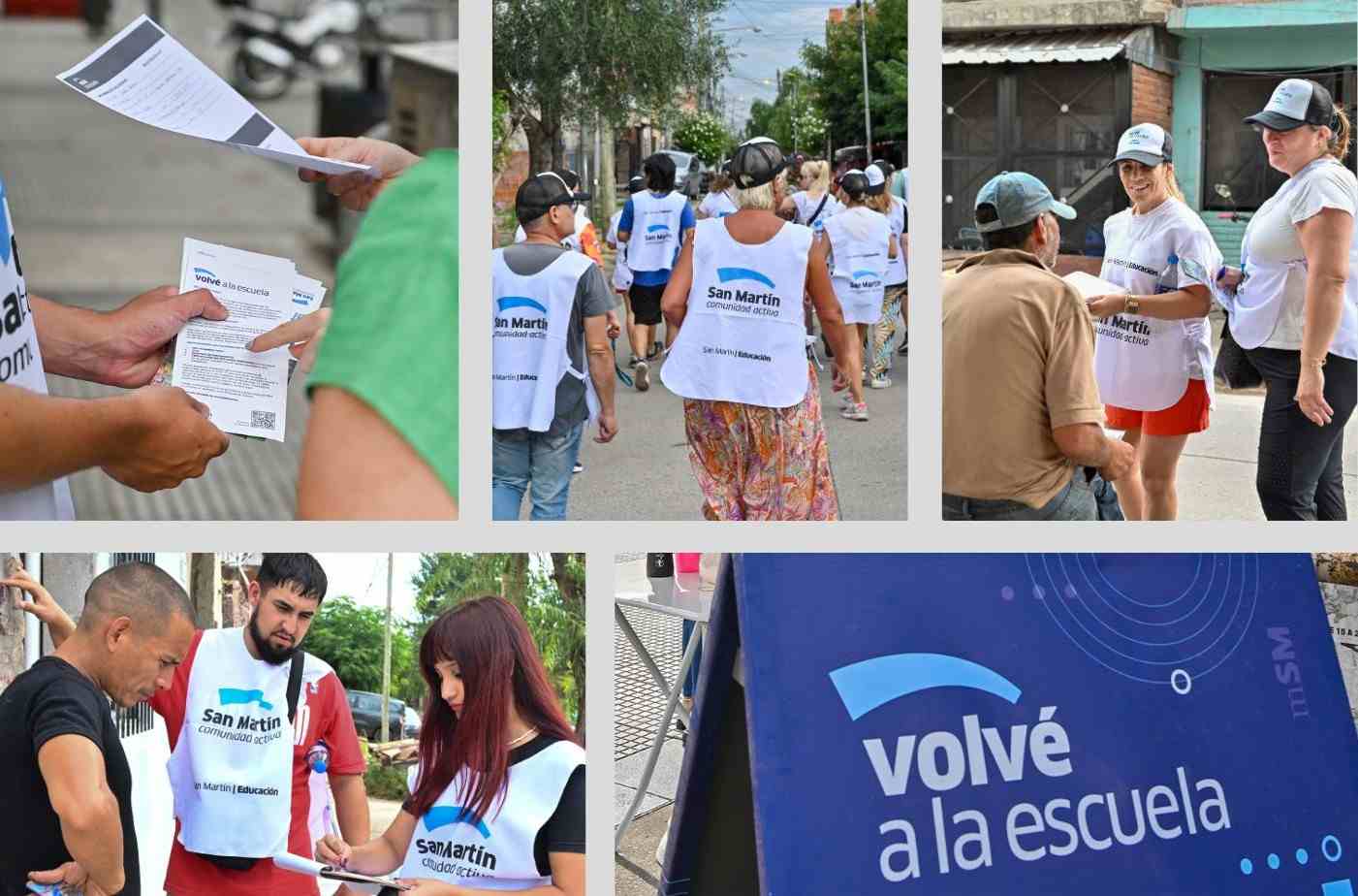 “Volvé a la Escuela” recorrió todos los barrios de San Martín