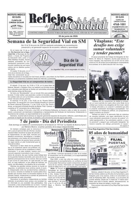 Portada de la edición del 5 de junio 2026