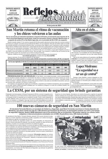Portada de la edición del 18 de junio 2021