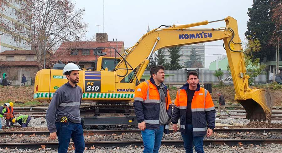 Juan Eslaiman: ''Hemos terminado dos obras fundamentales para la línea Mitre''