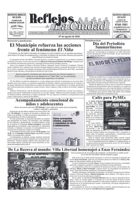 Portada de la edición del 7 de agosto de 2026