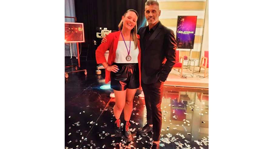 La voz de Chacarita, subcampeona de Relatoras argentinas