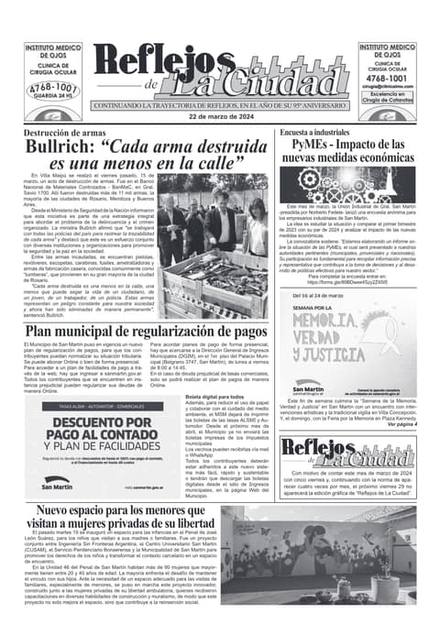 Portada de la edición del 22 de marzo 2024
