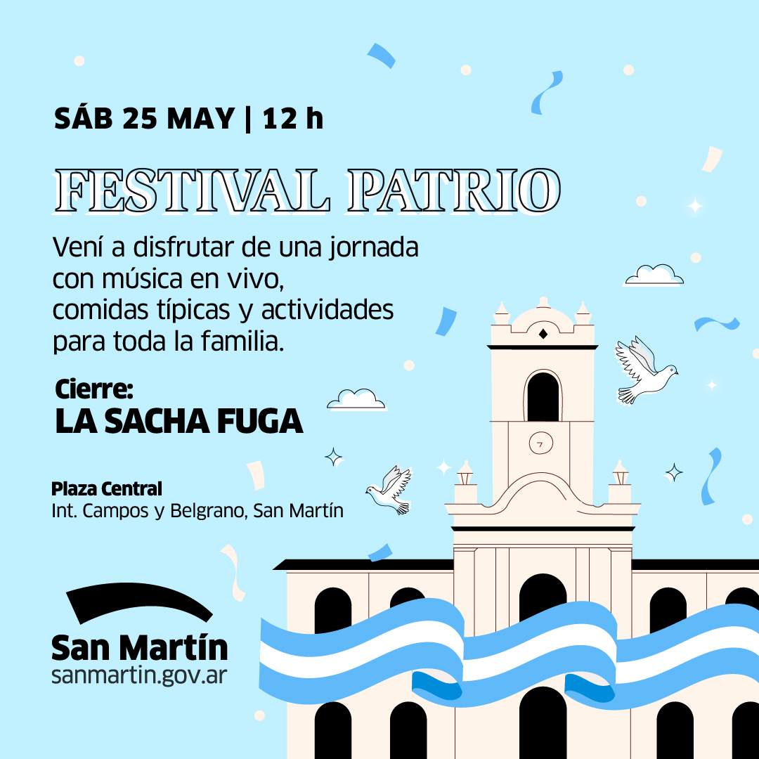 San Martín celebra el “Día de la Patria”