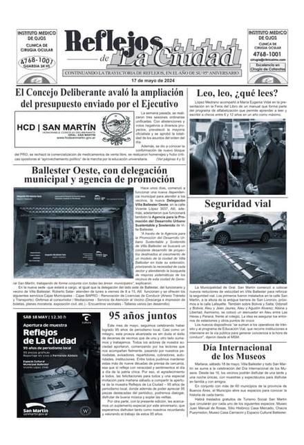 Portada de la edición del 17 de mayo 2024
