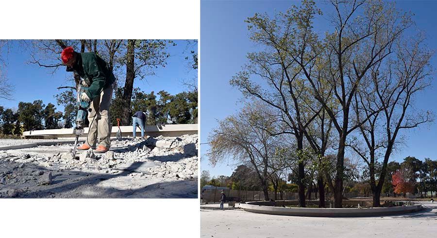 Comenzaron las obras en el ex Tiro Federal