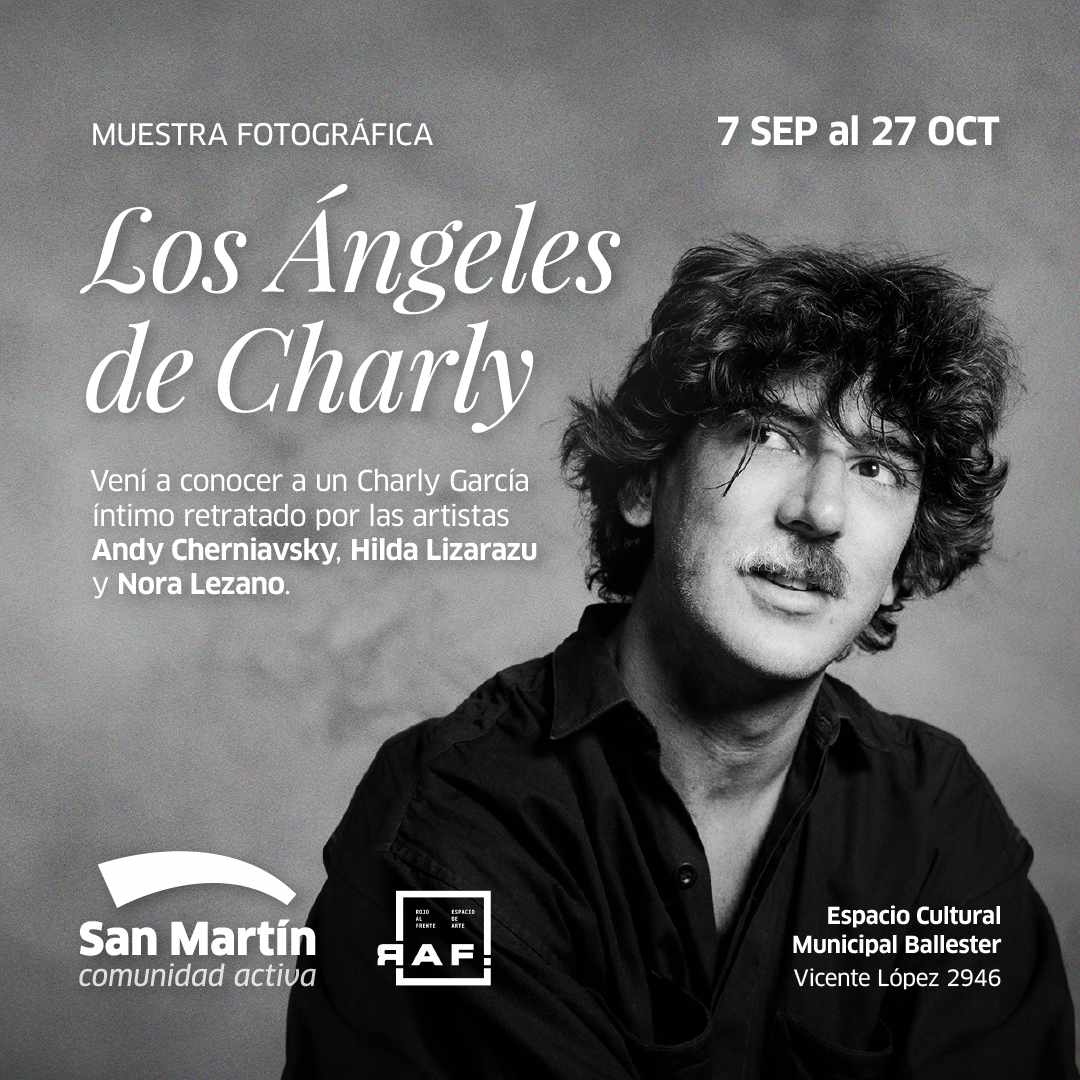 Llega a San Martín una muestra sobre Charly García