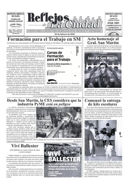Portada de la edición del 20 de febrero 2026