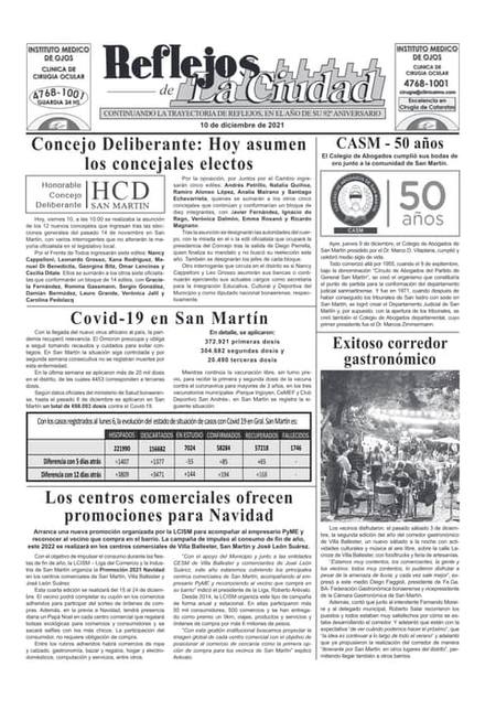 Portada de la edición del 10 de diciembre 2021