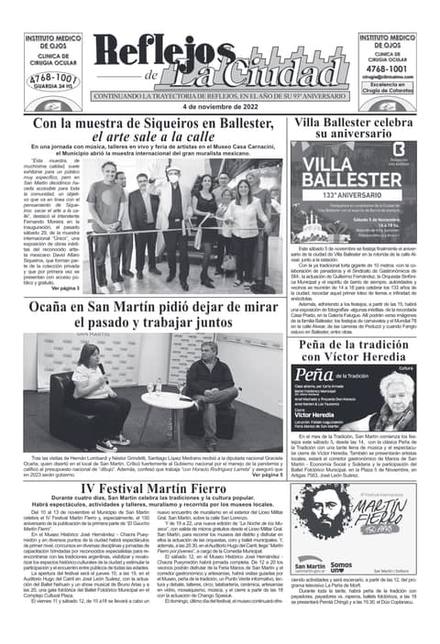 Portada de la edición del 4 de noviembre 2022