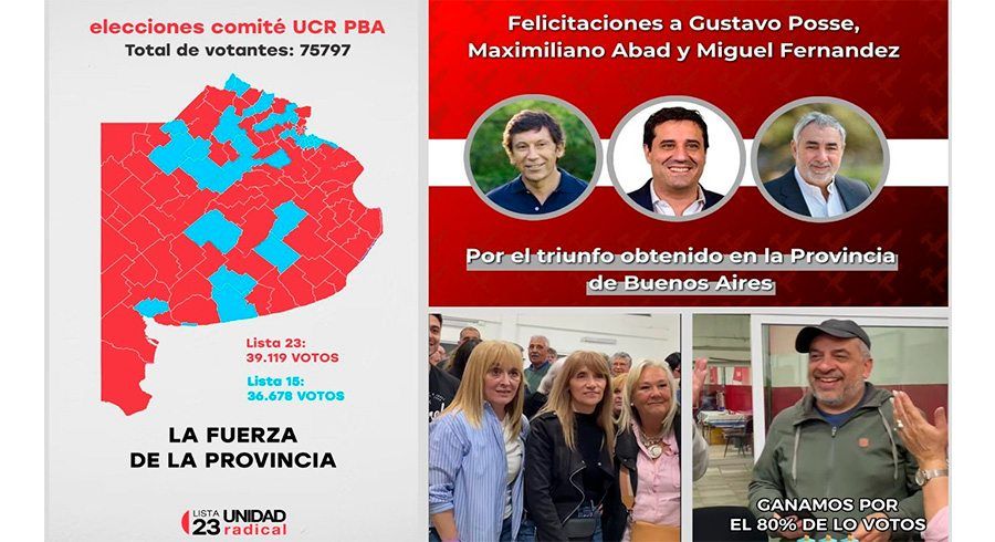Triunfo de Ginnóbili en el radicalismo local