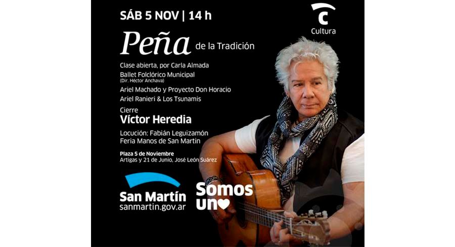 Peña de la tradición con Víctor Heredia