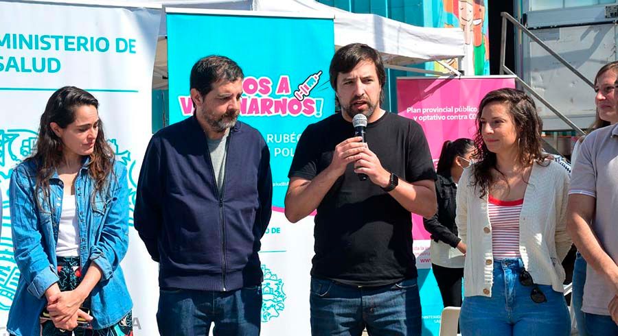 En San Martín, Kreplak lanzó la Campaña Nacional de Vacunación para niños