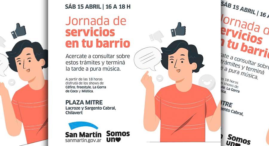 Servicios y festival cultural en la plaza Mitre