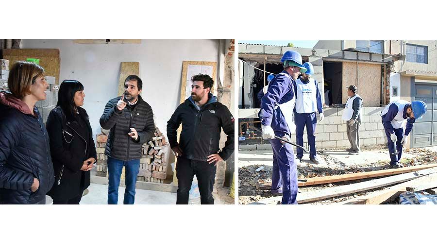 Avanza la renovación integral del Jardín Municipal Caren en San Martín