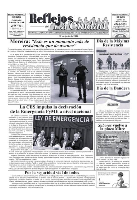 Portada de la edición del 12 de junio de 2026