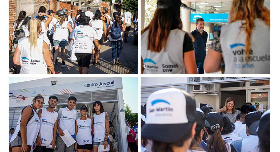 Volvé a la Escuela alcanzó a más de 85 mil vecinos