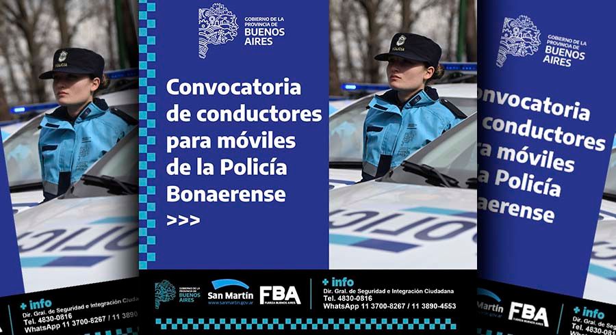 Conductores para móviles policiales