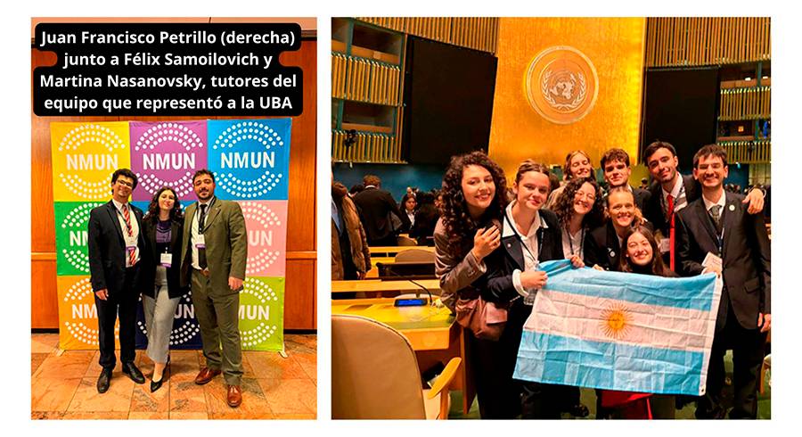 Juan Francisco Petrillo, de San Martín a destacarse en la ONU