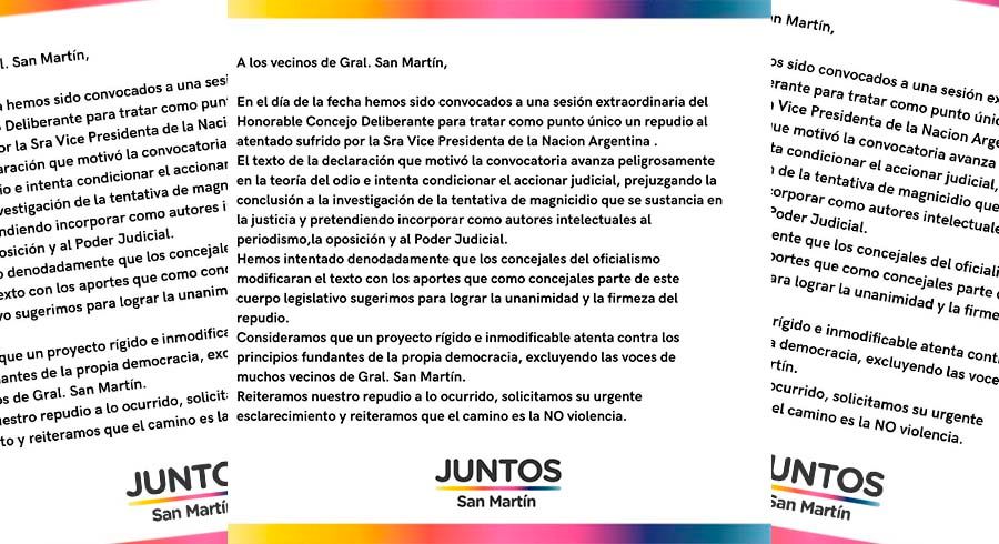 El camino es la no violencia